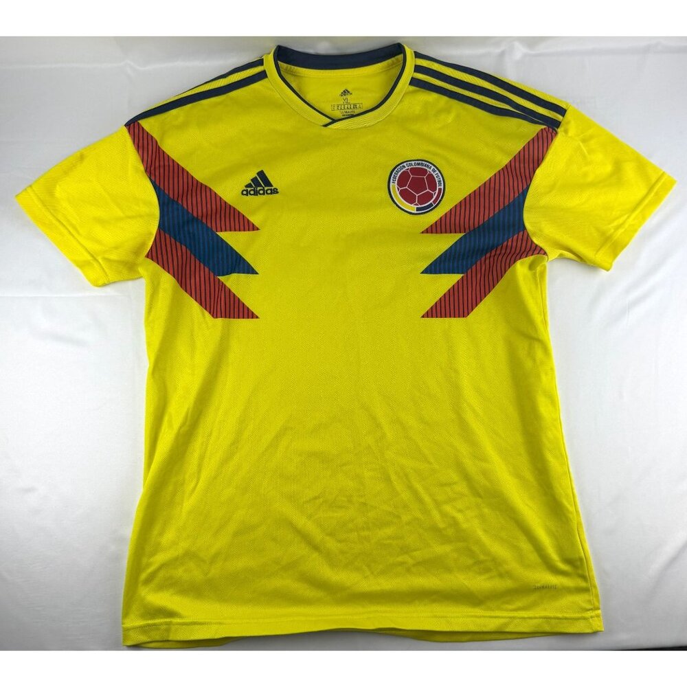 James 10 COLOMBIA 2018 2019 HOME FOOTBALL SHIRT SOCCER JERSEY ADIDAS XL